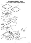 Diagram for 03 - Refrigerator Shelf Parts