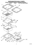 Diagram for 03 - Refrigerator Shelf Parts