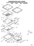 Diagram for 03 - Refrigerator Shelf Parts