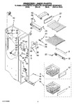 Diagram for 04 - Freezer Liner Parts