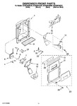 Diagram for 08 - Dispenser Front Parts