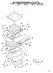 Diagram for 03 - Refrigerator Shelf Parts