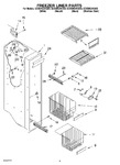 Diagram for 04 - Freezer Liner Parts