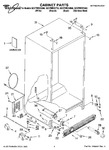 Diagram for 01 - Cabinet Parts