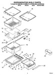 Diagram for 03 - Refrigerator Shelf Parts