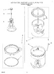 Diagram for 04 - Agitator, Basket And Tub