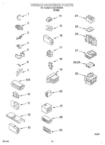 Diagram for GCA2701XSW2