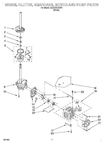 Diagram for GCA2781XSW1