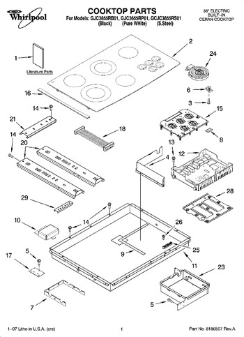 Diagram for GJC3655RB01