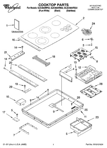 Diagram for GCJC3655RS02