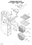 Diagram for 04 - Freezer Liner Parts