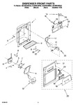 Diagram for 08 - Dispenser Front Parts