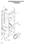 Diagram for 02 - Refrigerator Liner Parts