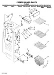 Diagram for 04 - Freezer Liner Parts