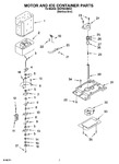 Diagram for 05 - Motor And Ice Container Parts