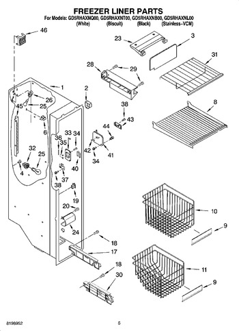 Diagram for GD5RHAXNB00