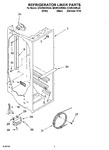 Diagram for 02 - Refrigerator Liner Parts