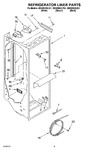 Diagram for 02 - Refrigerator Liner Parts