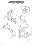 Diagram for 08 - Dispenser Front Parts