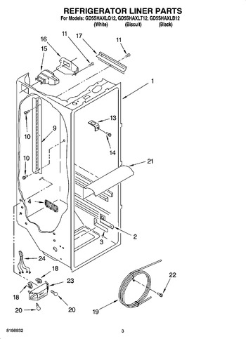 Diagram for GD5SHAXLB12