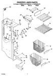 Diagram for 04 - Freezer Liner Parts