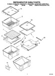 Diagram for 03 - Refrigerator Shelf Parts