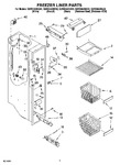 Diagram for 04 - Freezer Liner Parts