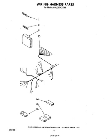 Diagram for GDU3024XLW1