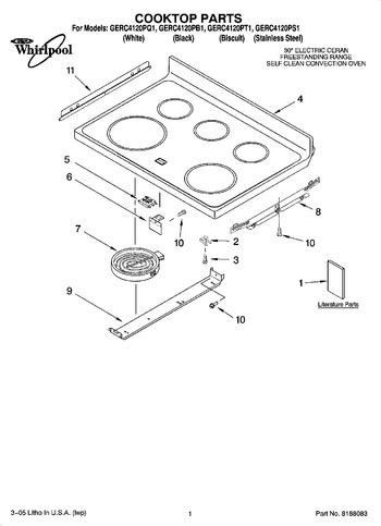 Diagram for GERC4120PB1