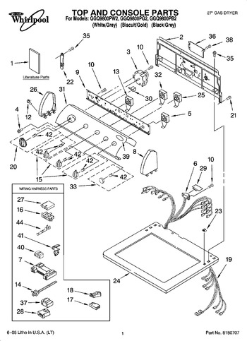 Diagram for GGQ9800PG2