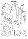 Diagram for 02 - Cabinet Parts