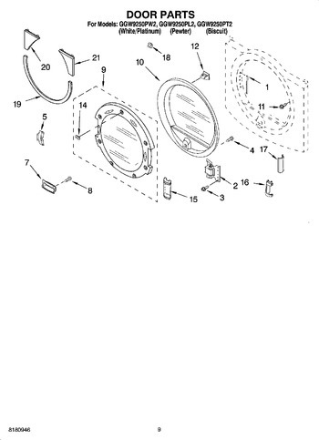 Diagram for GGW9250PT2