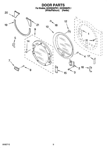 Diagram for GGW9260PW1