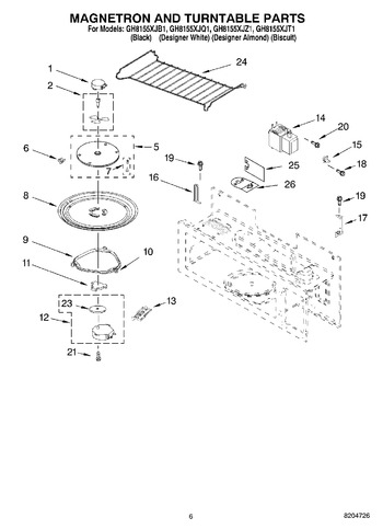 Diagram for GH8155XJB1