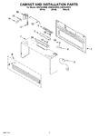 Diagram for 06 - Cabinet And Installation Parts