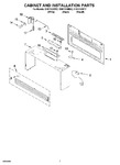 Diagram for 06 - Cabinet And Installation Parts