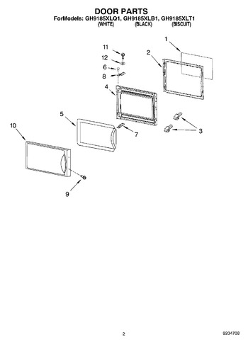 Diagram for GH9185XLB1