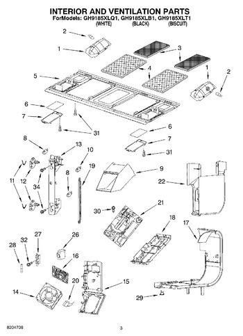 Diagram for GH9185XLB1