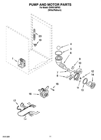 Diagram for GHW9150PW2