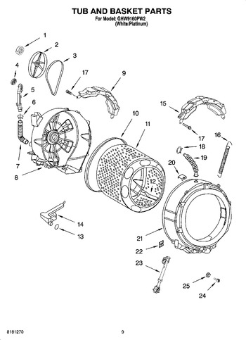 Diagram for GHW9160PW2