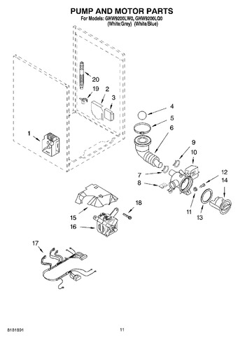 Diagram for GHW9200LW0