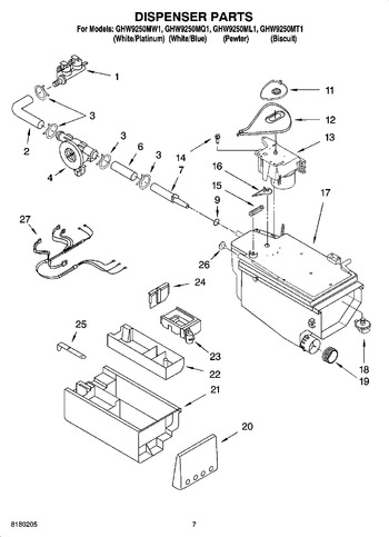 Diagram for GHW9250ML1