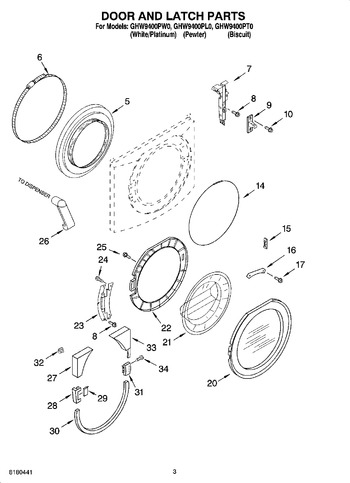 Diagram for GHW9400PW0