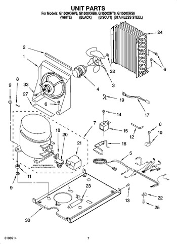 Diagram for GI1500XHT6