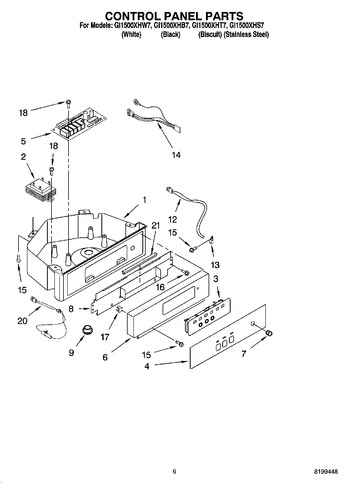 Diagram for GI1500XHW7