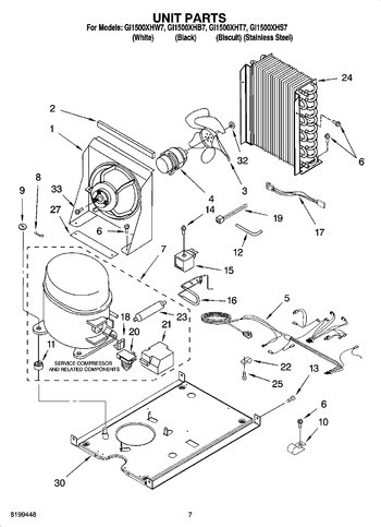 Diagram for GI1500XHW7