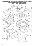 Diagram for 02 - Evaporator, Ice Cutter Grid And Water Parts