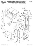 Diagram for 01 - Cabinet Liner And Door Parts