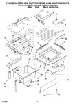 Diagram for 02 - Evaporator, Ice Cutter Grid And Water Parts