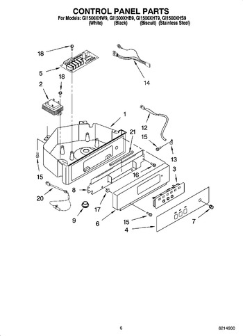 Diagram for GI1500XHS9